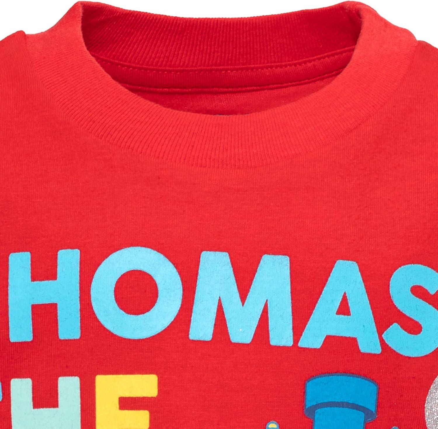 imageTHOMAS amp FRIENDS Tank Engine 2 Pack TShirts Toddler to Little KidThomas the Tank Engine the Biggest Friends of All