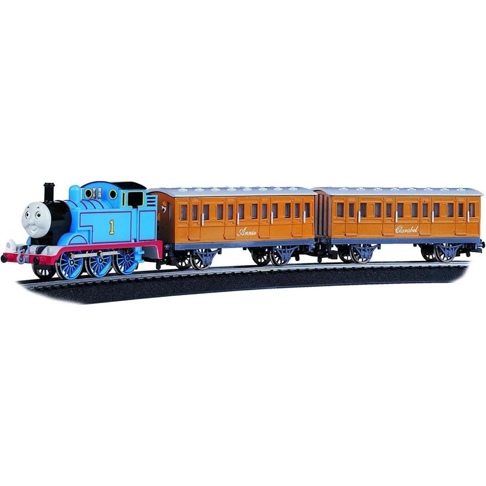 imageBachmann Trains  Thomas amp Friends Thomas with Annie and Clarabel Ready To Run Electric Train Set  HO Scale