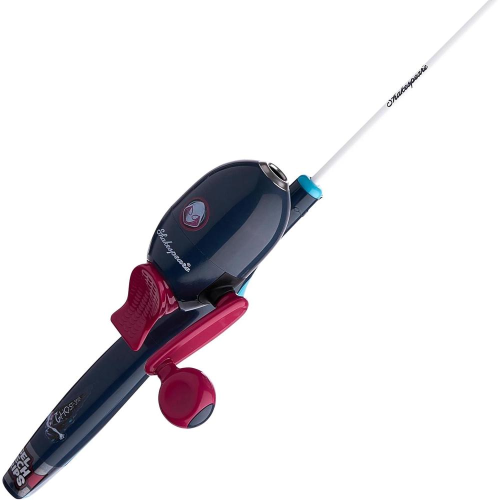 imageShakespeare Youth Fishing Reel and Rod ComboMarvel Ghost Spider Beginner