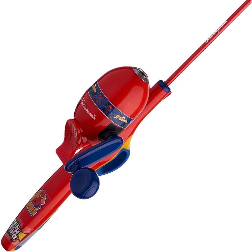 imageShakespeare Youth Fishing Reel and Rod ComboMarvel SpiderMan Beginner