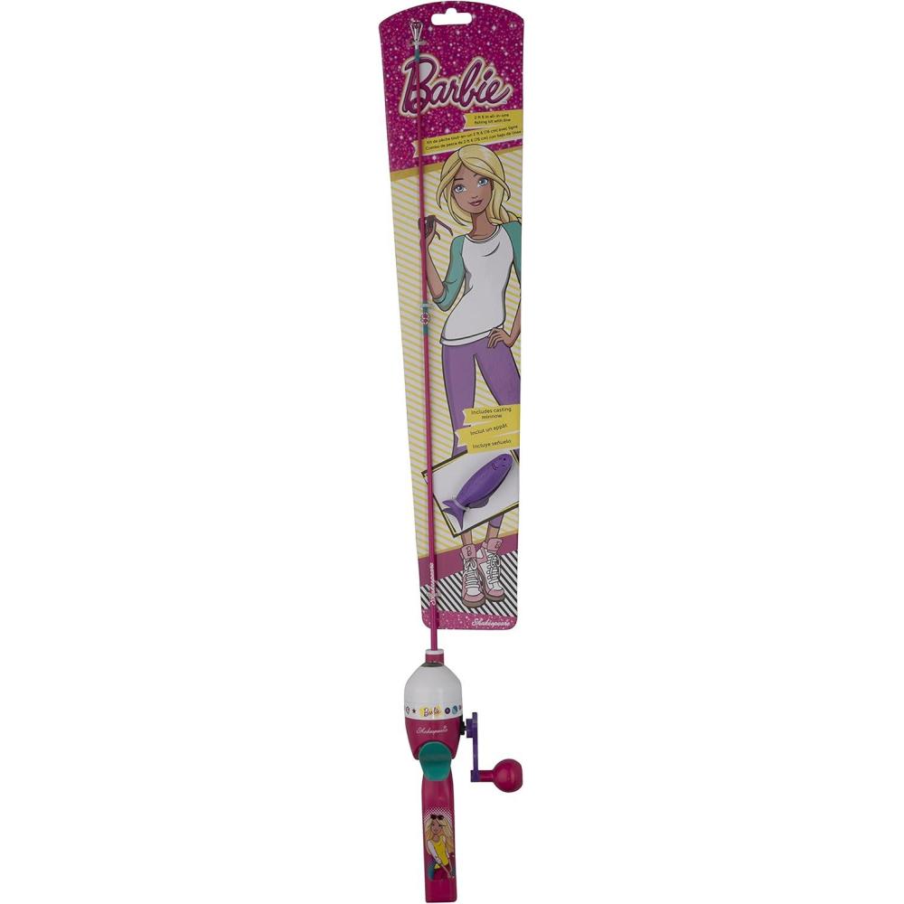 imageShakespeare Youth Fishing Reel and Rod ComboMattel Barbie