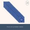 Bonjour Fete THOMAS & FRIENDS Small Blue Bandana Napkins – THOMAS & FRIENDS Train Themed – Birthday Party Supplies – Disposable Party Napkins – Officially Licensed – Folded 5” (24 Pack)