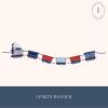 Bonjour Fete Thomas & Friends Train Banner – Birthday Party Supplies – Thomas & Friends Train Themed Banner – Birthday Decor – Party Favors – 6 Piece Banner Kit – Officially Licensed (Red & Blue)