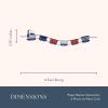 Bonjour Fete Thomas & Friends Train Banner – Birthday Party Supplies – Thomas & Friends Train Themed Banner – Birthday Decor – Party Favors – 6 Piece Banner Kit – Officially Licensed (Red & Blue)