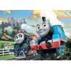 Ravensburger Thomas & Friends: Thomas & Ashima in Train Shaped Box Floor Puzzle 24 Piece Jigsaw Puzzle for Kids – Every Piece is Unique, Pieces Fit Together Perfectly