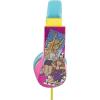 Sakar Kids Safe Over The Ear Headphones, Volume Limiter for Developing Ears, 3.5MM Stereo Jack, Recommended for Ages 3-9(Barbie)
