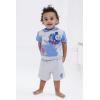 THOMAS & FRIENDS Pullover Hoodie and French Terry Shorts Newborn to Little Kid Sizes (Newborn – 5)(Light Blue / Oatmeal Heather)