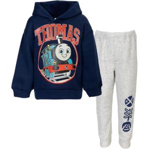 Thomas the Tank Engine & Friends Pullover Hoodie & Pants Set Infant to Big Kid(Blue / Gray)