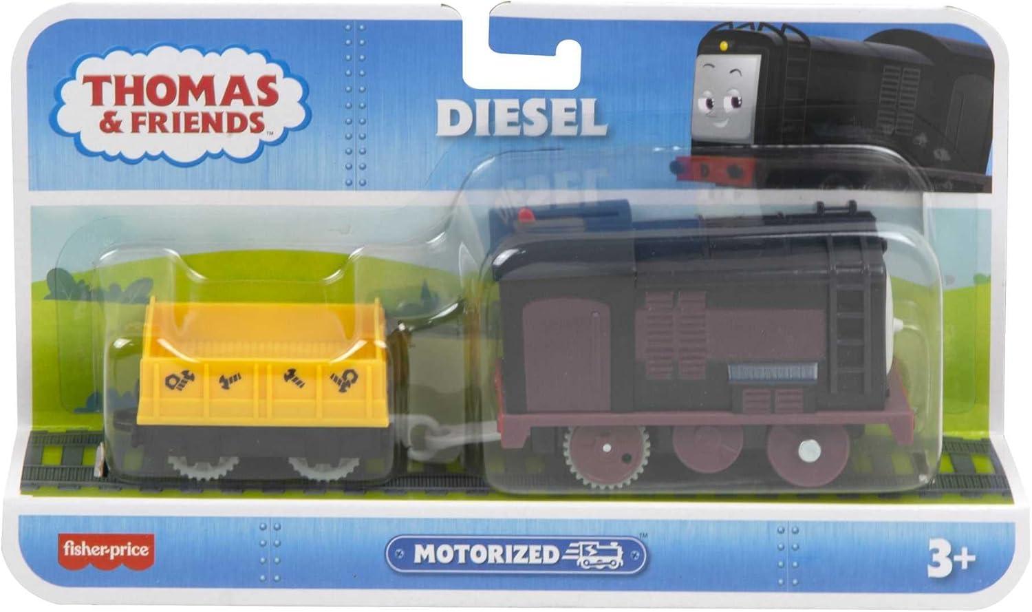 imageThomas amp Friends Motorized Toy Train Diesel BatteryPowered Engine with Cargo for Pretend Play Preschool Kids Ages 3 YearsDiesel