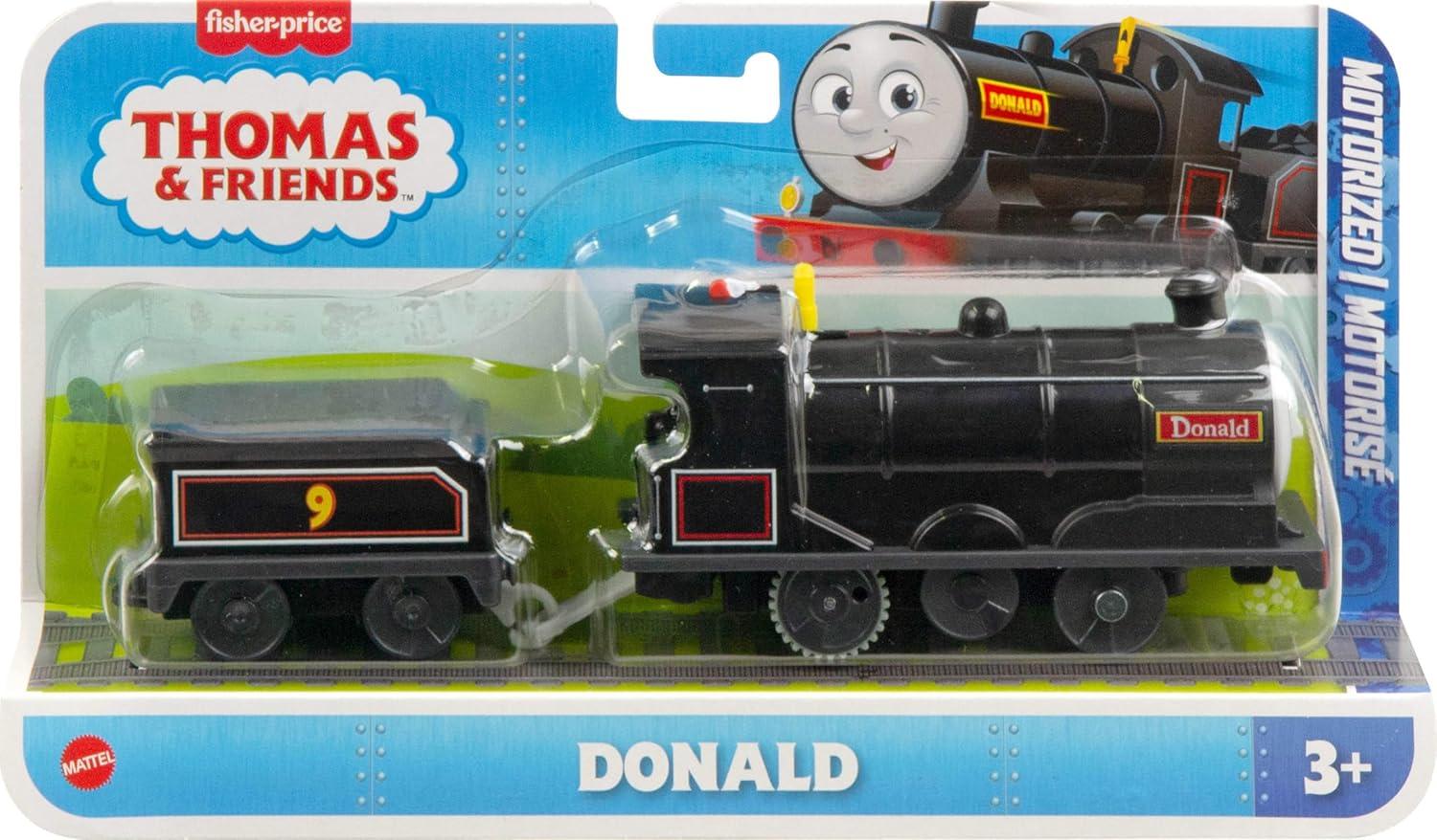 imageThomas amp Friends Motorized Toy Train Diesel BatteryPowered Engine with Cargo for Pretend Play Preschool Kids Ages 3 YearsDonald