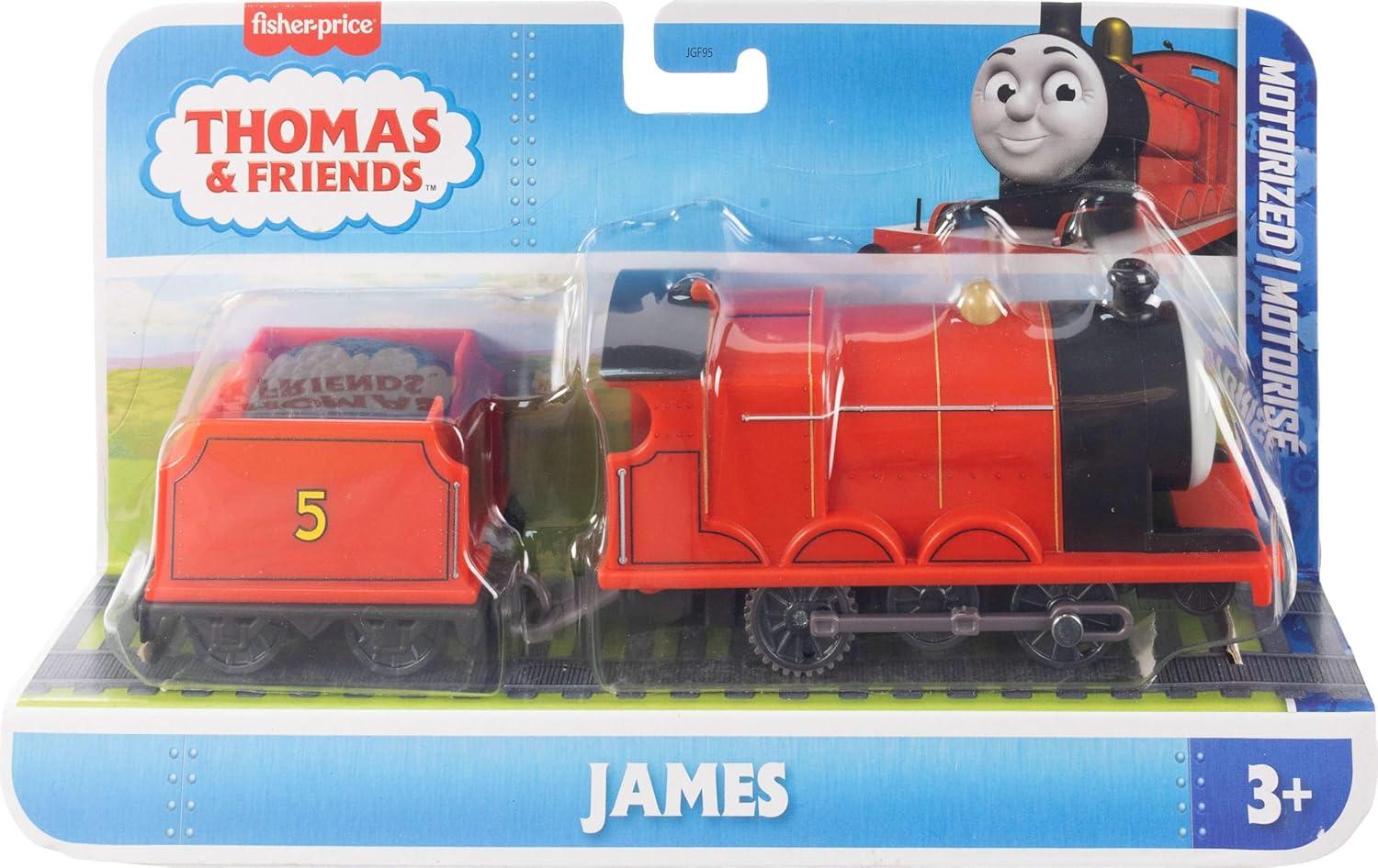 imageThomas amp Friends Motorized Toy Train Diesel BatteryPowered Engine with Cargo for Pretend Play Preschool Kids Ages 3 YearsJames