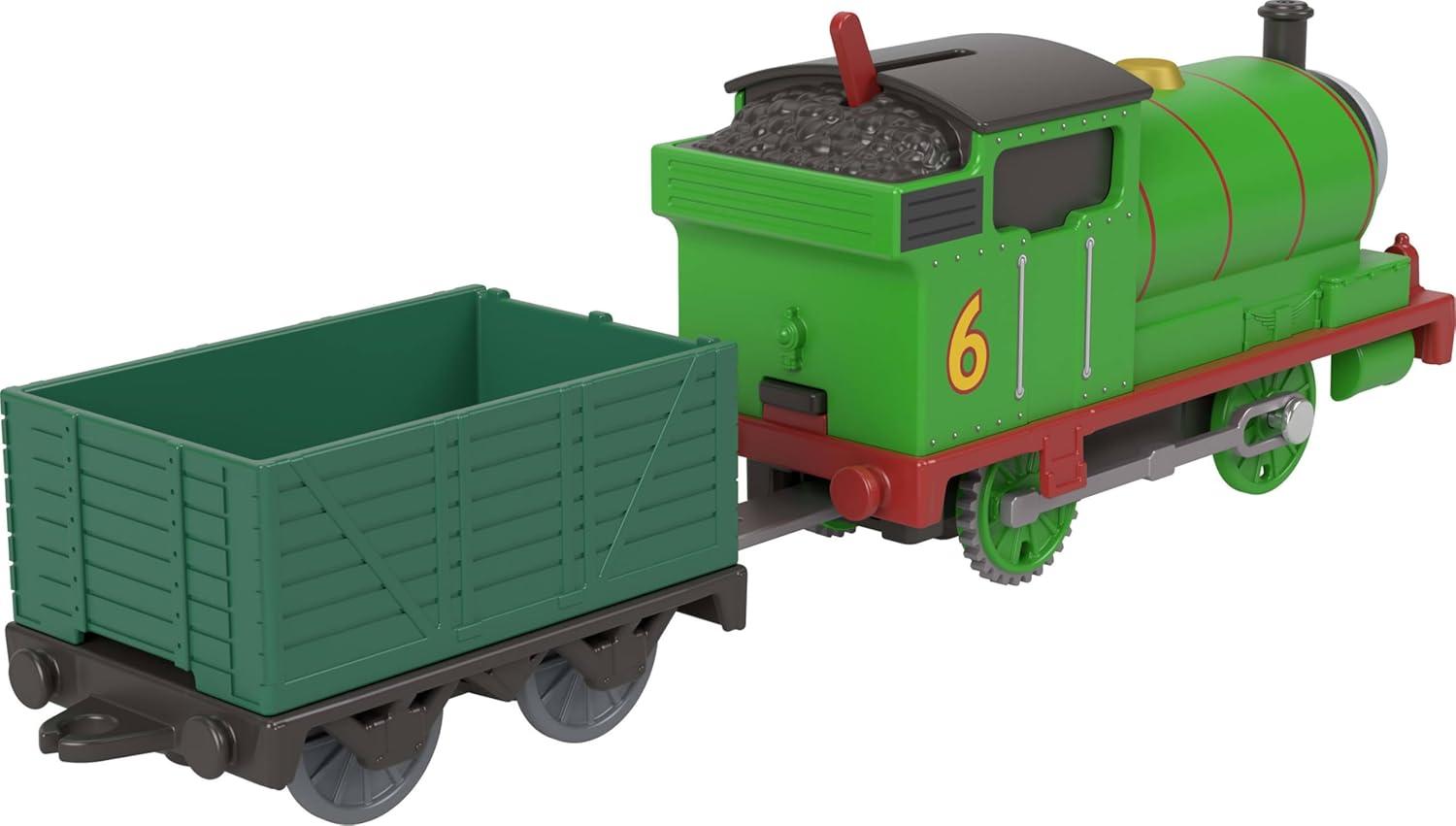 imageThomas amp Friends Motorized Toy Train Diesel BatteryPowered Engine with Cargo for Pretend Play Preschool Kids Ages 3 YearsPercy