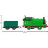 Thomas & Friends Motorized Toy Train Diesel Battery-Powered Engine with Cargo for Pretend Play Preschool Kids Ages 3+ Years​(Percy)