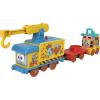 ​Thomas & Friends Motorized Toy Train Graffiti James Battery-Powered Engine with Tender & Cargo Car for Pretend Play Preschool Kids Ages 3+ Years(Muddy Friends)