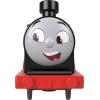 ​Thomas & Friends Motorized Toy Train Graffiti James Battery-Powered Engine with Tender & Cargo Car for Pretend Play Preschool Kids Ages 3+ Years(New James)