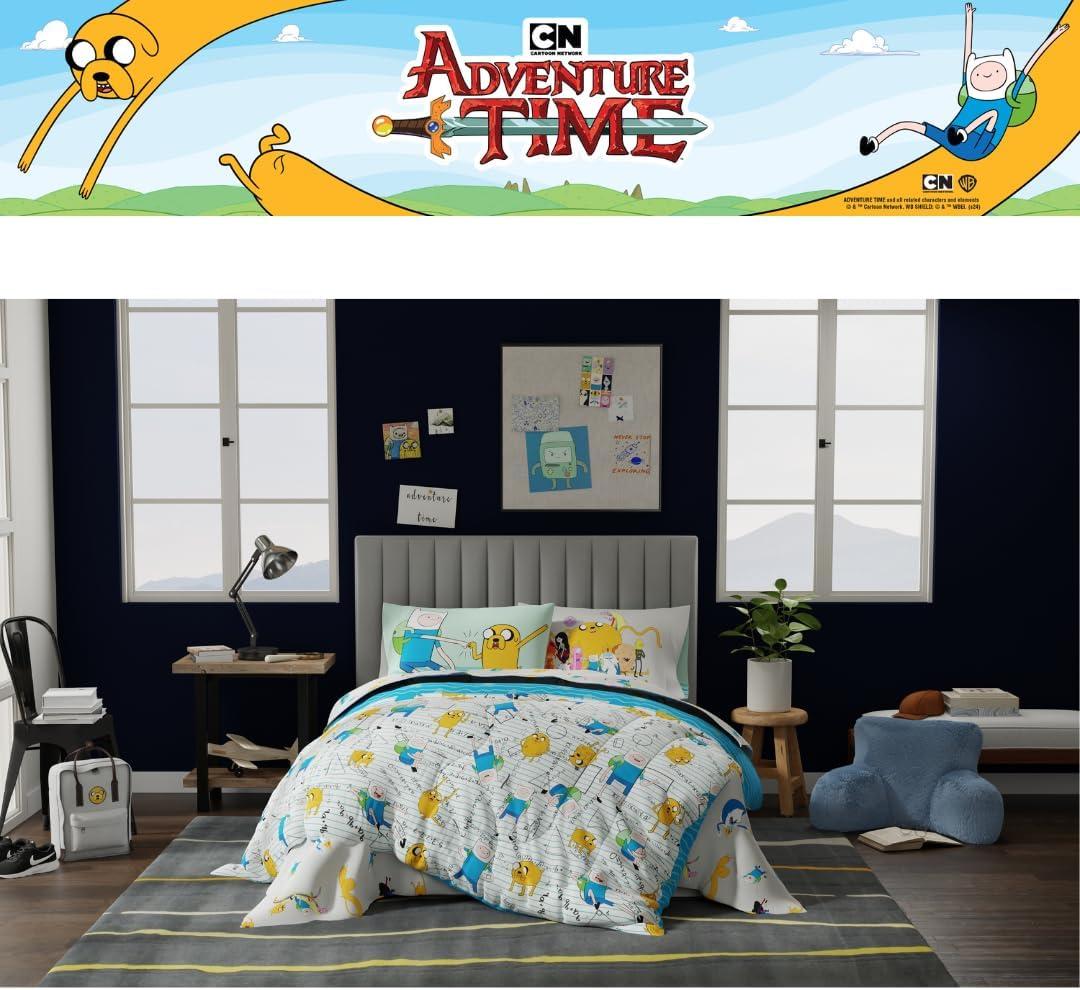 imageThomas amp Friends 4 Piece Toddler Bed Set Super Soft amp Cozy Reversible Microfiber Comforter and Sheets Officially Licensed Product by FrancoAdventure Time