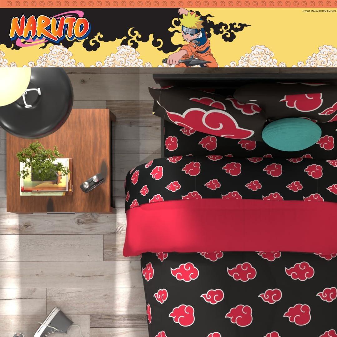 imageThomas amp Friends 4 Piece Toddler Bed Set Super Soft amp Cozy Reversible Microfiber Comforter and Sheets Officially Licensed Product by FrancoBlack Naruto
