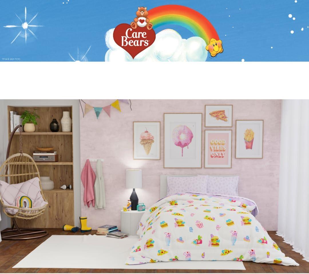 imageThomas amp Friends 4 Piece Toddler Bed Set Super Soft amp Cozy Reversible Microfiber Comforter and Sheets Officially Licensed Product by FrancoCare Bears Foodie
