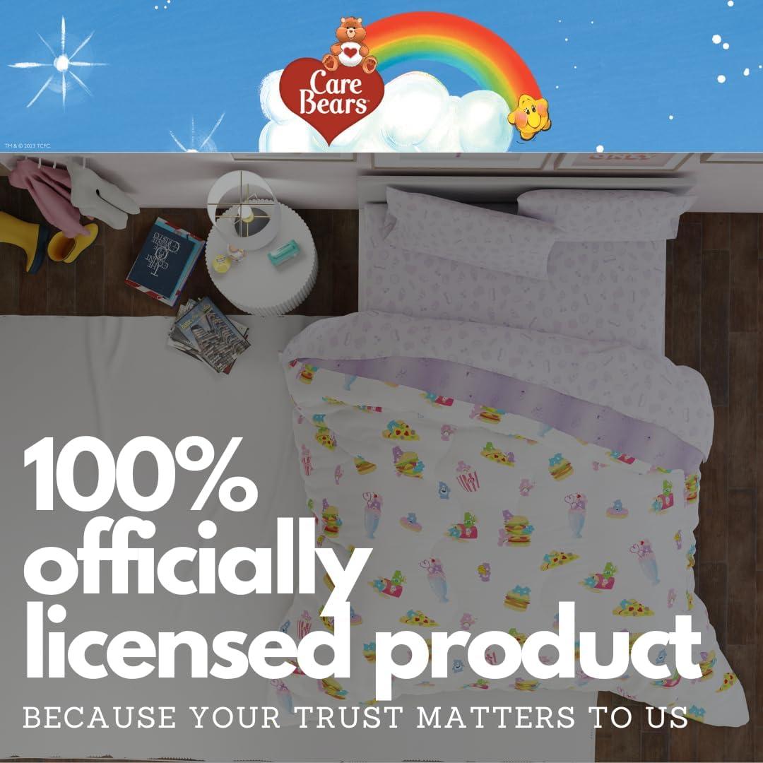 imageThomas amp Friends 4 Piece Toddler Bed Set Super Soft amp Cozy Reversible Microfiber Comforter and Sheets Officially Licensed Product by FrancoCare Bears Foodie