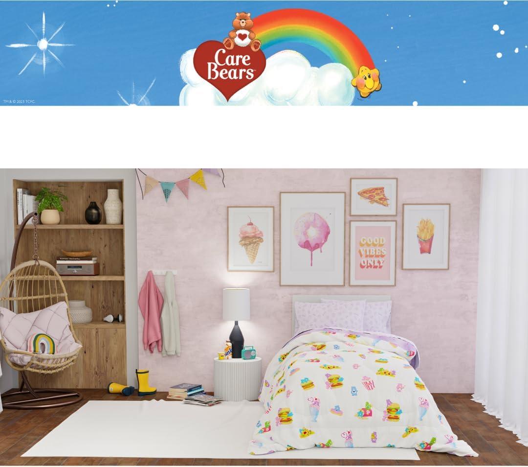 imageThomas amp Friends 4 Piece Toddler Bed Set Super Soft amp Cozy Reversible Microfiber Comforter and Sheets Officially Licensed Product by FrancoCare Bears Foodie