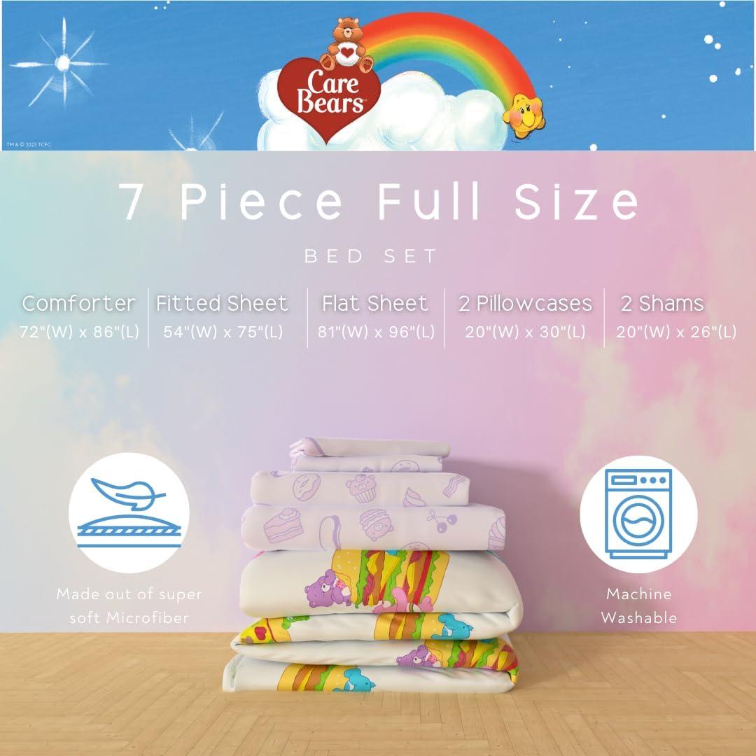 imageThomas amp Friends 4 Piece Toddler Bed Set Super Soft amp Cozy Reversible Microfiber Comforter and Sheets Officially Licensed Product by FrancoCare Bears Foodie