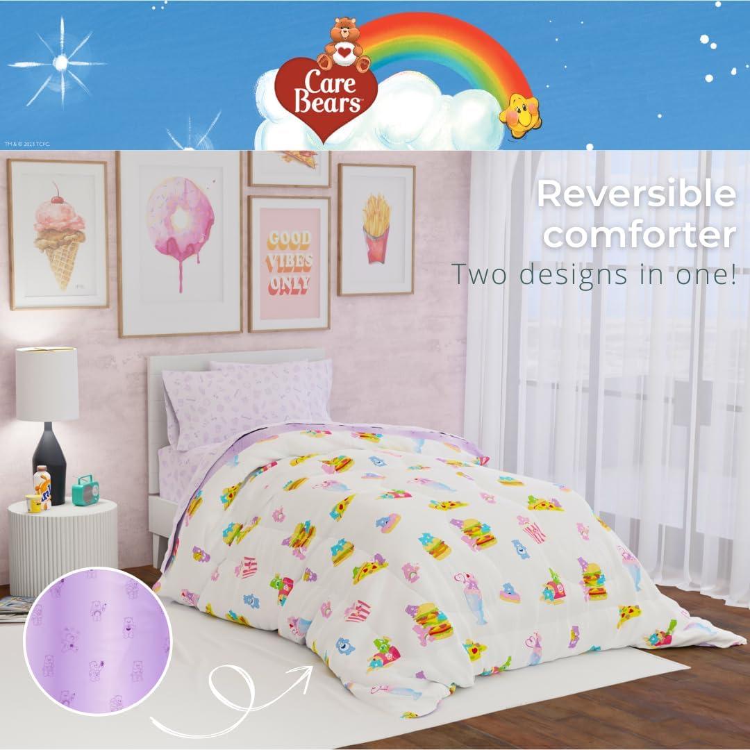 imageThomas amp Friends 4 Piece Toddler Bed Set Super Soft amp Cozy Reversible Microfiber Comforter and Sheets Officially Licensed Product by FrancoCare Bears Foodie