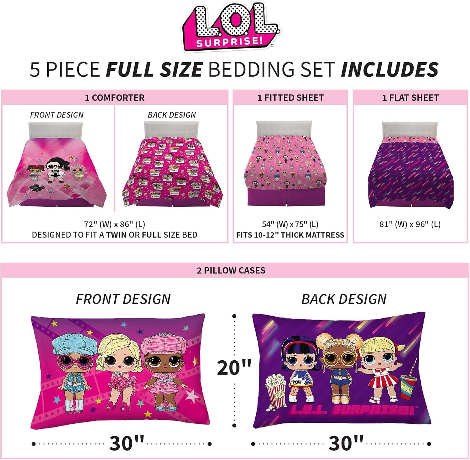 imageThomas amp Friends 4 Piece Toddler Bed Set Super Soft amp Cozy Reversible Microfiber Comforter and Sheets Officially Licensed Product by FrancoLol Surprise