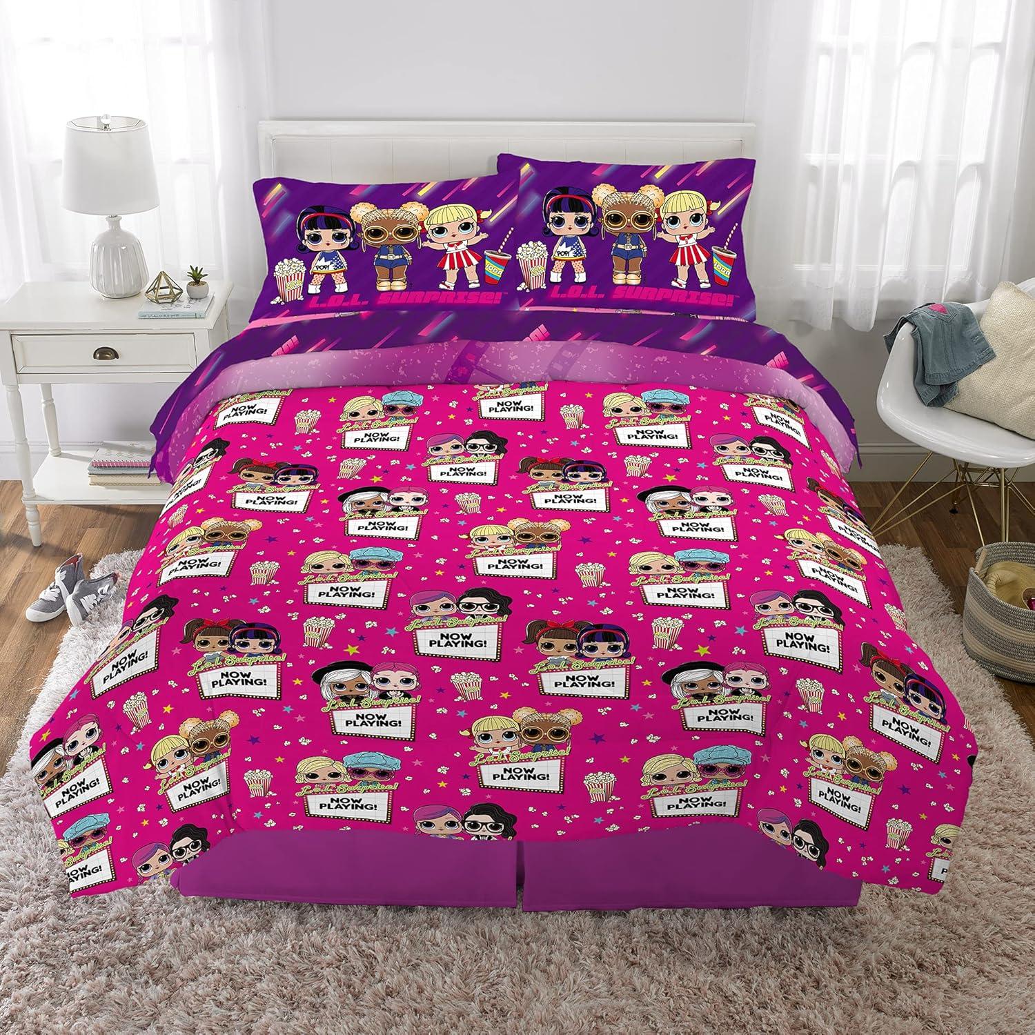 imageThomas amp Friends 4 Piece Toddler Bed Set Super Soft amp Cozy Reversible Microfiber Comforter and Sheets Officially Licensed Product by FrancoLol Surprise