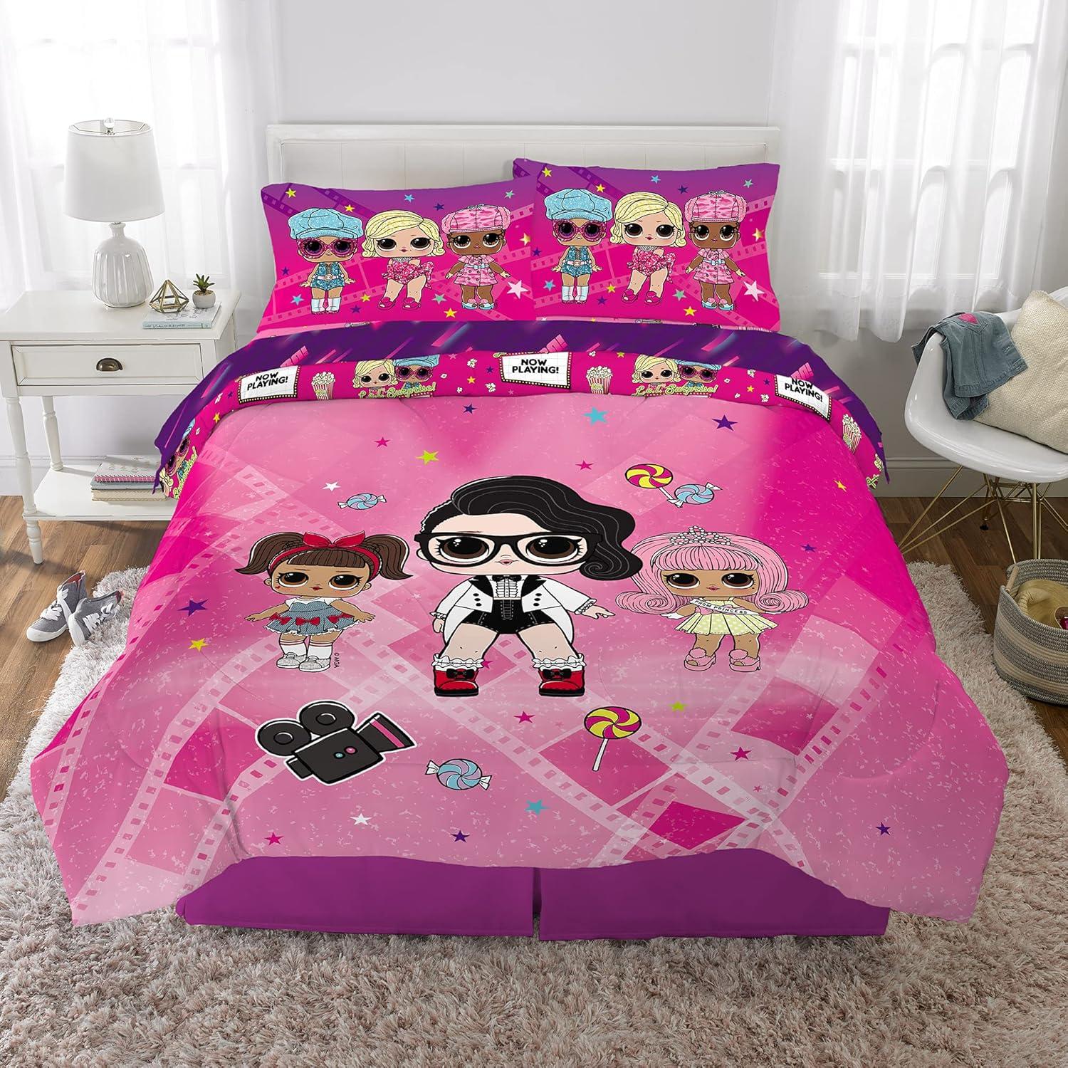 imageThomas amp Friends 4 Piece Toddler Bed Set Super Soft amp Cozy Reversible Microfiber Comforter and Sheets Officially Licensed Product by FrancoLol Surprise