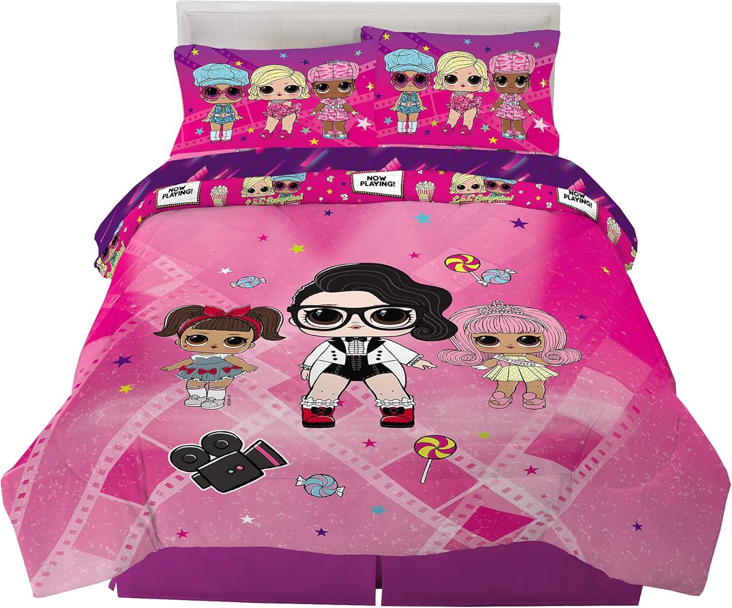 imageThomas amp Friends 4 Piece Toddler Bed Set Super Soft amp Cozy Reversible Microfiber Comforter and Sheets Officially Licensed Product by FrancoLol Surprise
