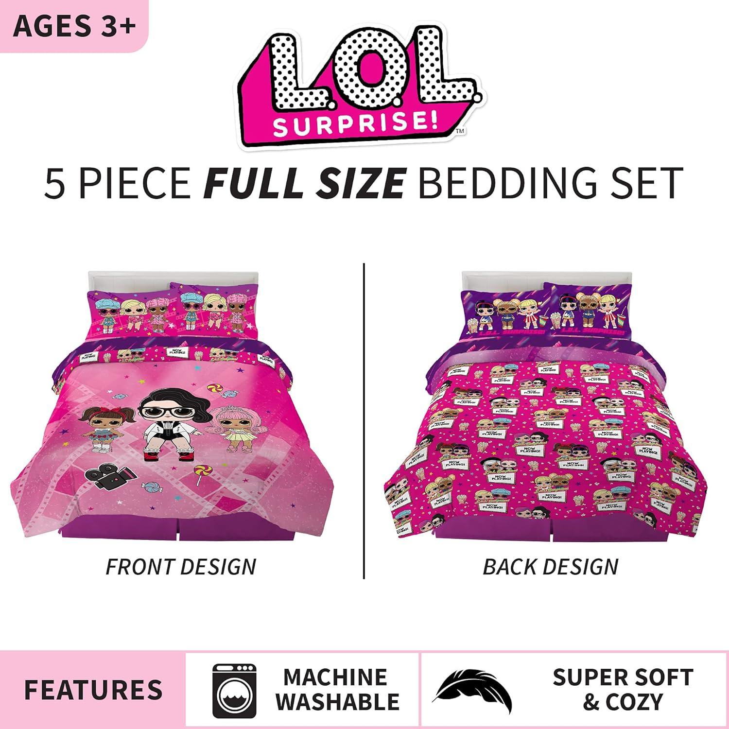 imageThomas amp Friends 4 Piece Toddler Bed Set Super Soft amp Cozy Reversible Microfiber Comforter and Sheets Officially Licensed Product by FrancoLol Surprise