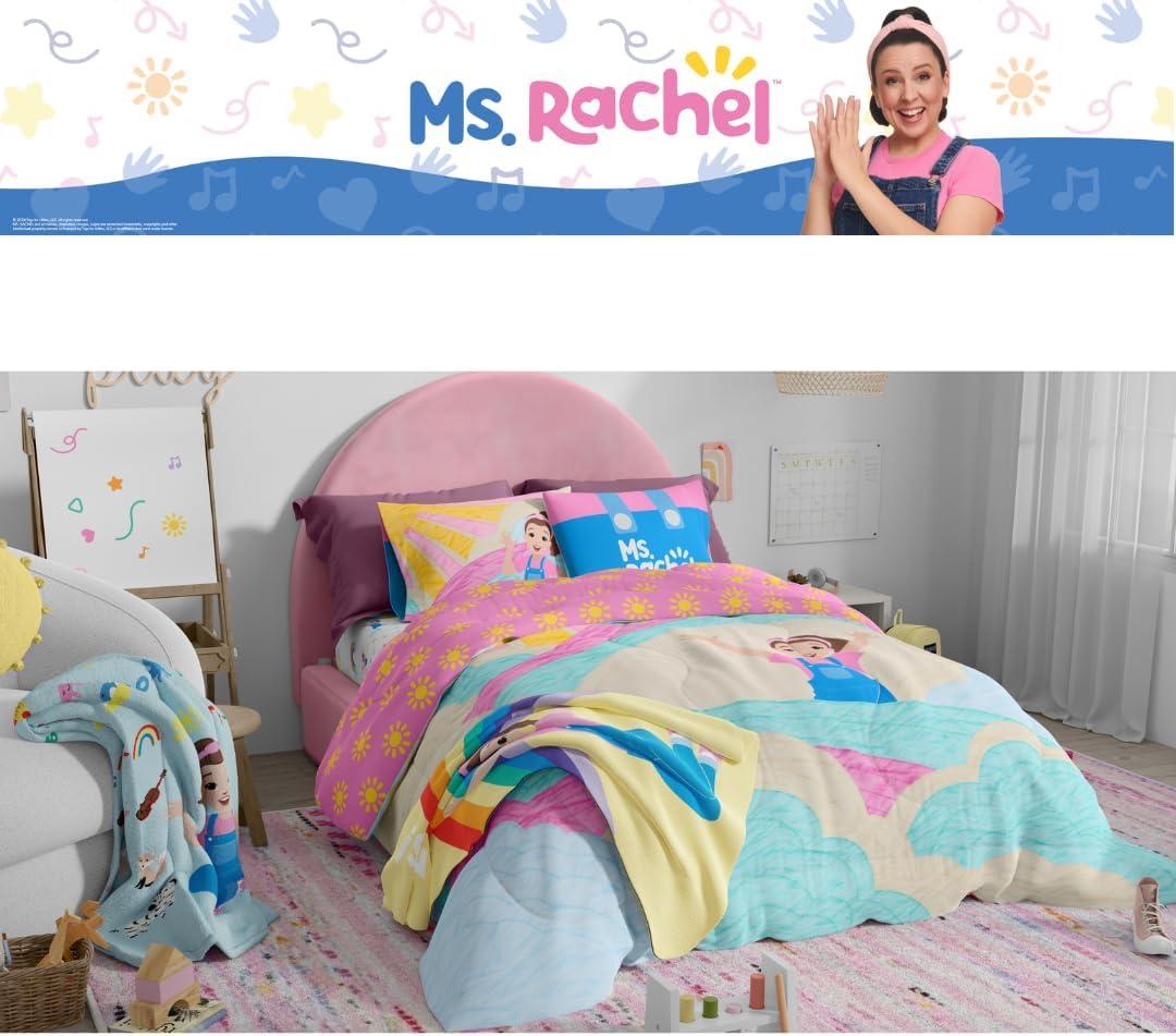 imageThomas amp Friends 4 Piece Toddler Bed Set Super Soft amp Cozy Reversible Microfiber Comforter and Sheets Officially Licensed Product by FrancoMs Rachel