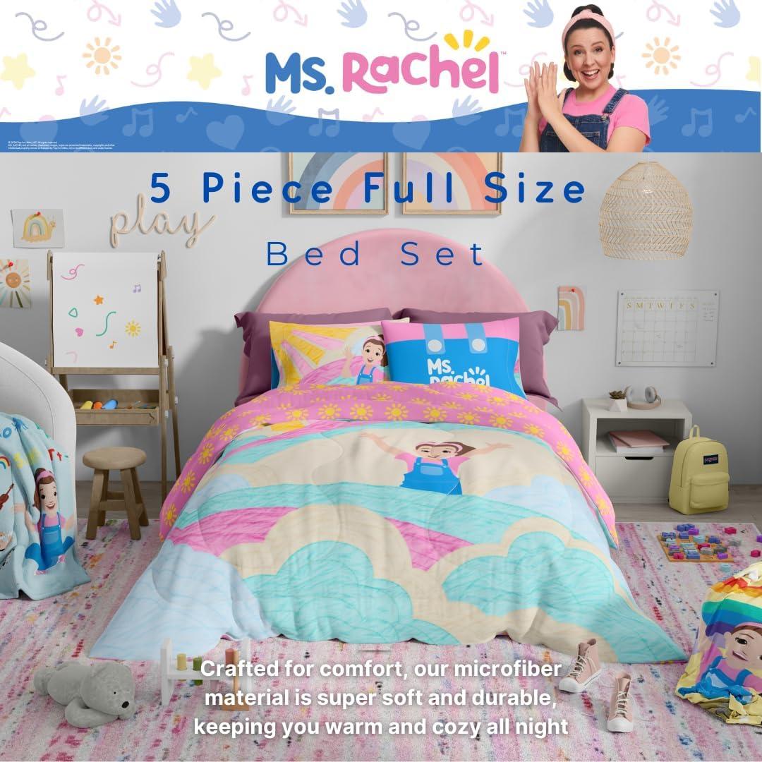 imageThomas amp Friends 4 Piece Toddler Bed Set Super Soft amp Cozy Reversible Microfiber Comforter and Sheets Officially Licensed Product by FrancoMs Rachel