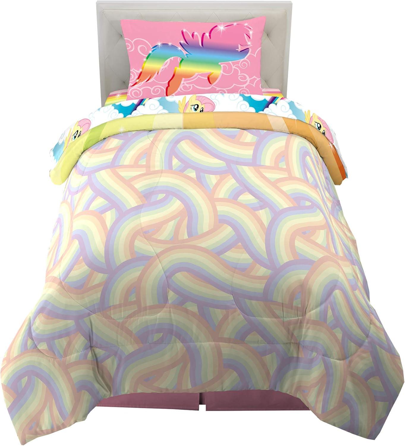 imageThomas amp Friends 4 Piece Toddler Bed Set Super Soft amp Cozy Reversible Microfiber Comforter and Sheets Officially Licensed Product by FrancoMy Little Pony