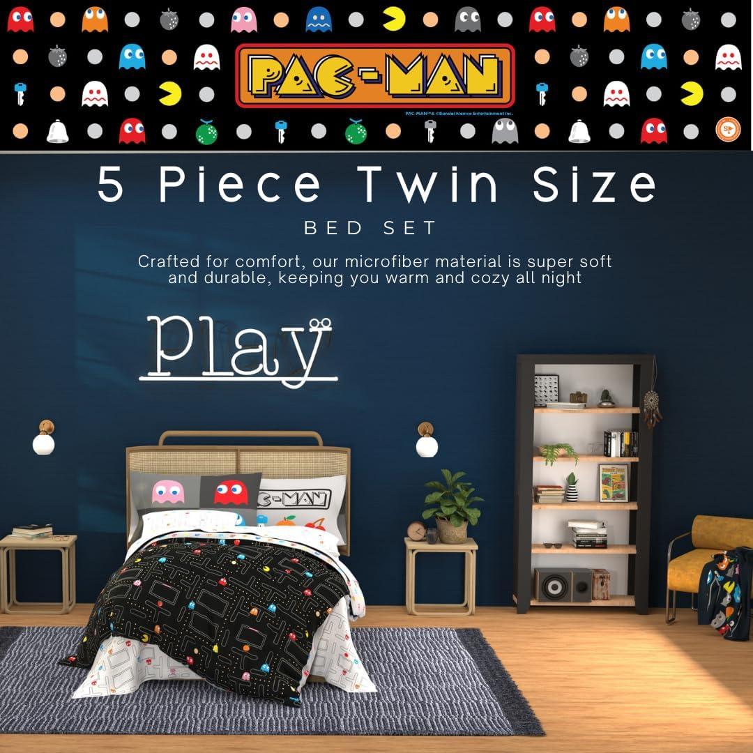 imageThomas amp Friends 4 Piece Toddler Bed Set Super Soft amp Cozy Reversible Microfiber Comforter and Sheets Officially Licensed Product by FrancoPacman
