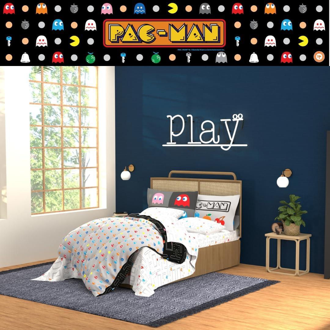 imageThomas amp Friends 4 Piece Toddler Bed Set Super Soft amp Cozy Reversible Microfiber Comforter and Sheets Officially Licensed Product by FrancoPacman