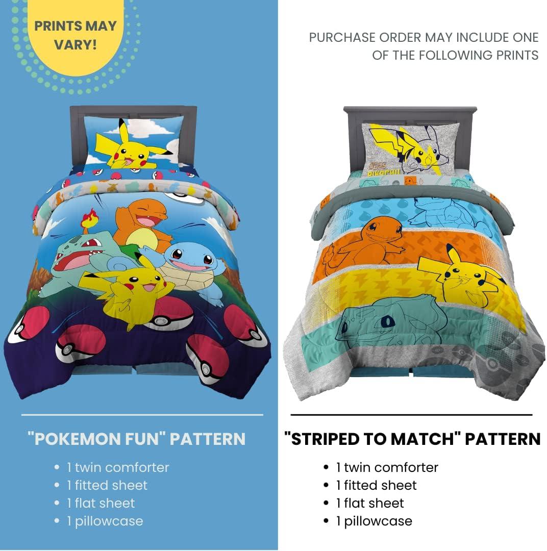 imageThomas amp Friends 4 Piece Toddler Bed Set Super Soft amp Cozy Reversible Microfiber Comforter and Sheets Officially Licensed Product by FrancoPokemon