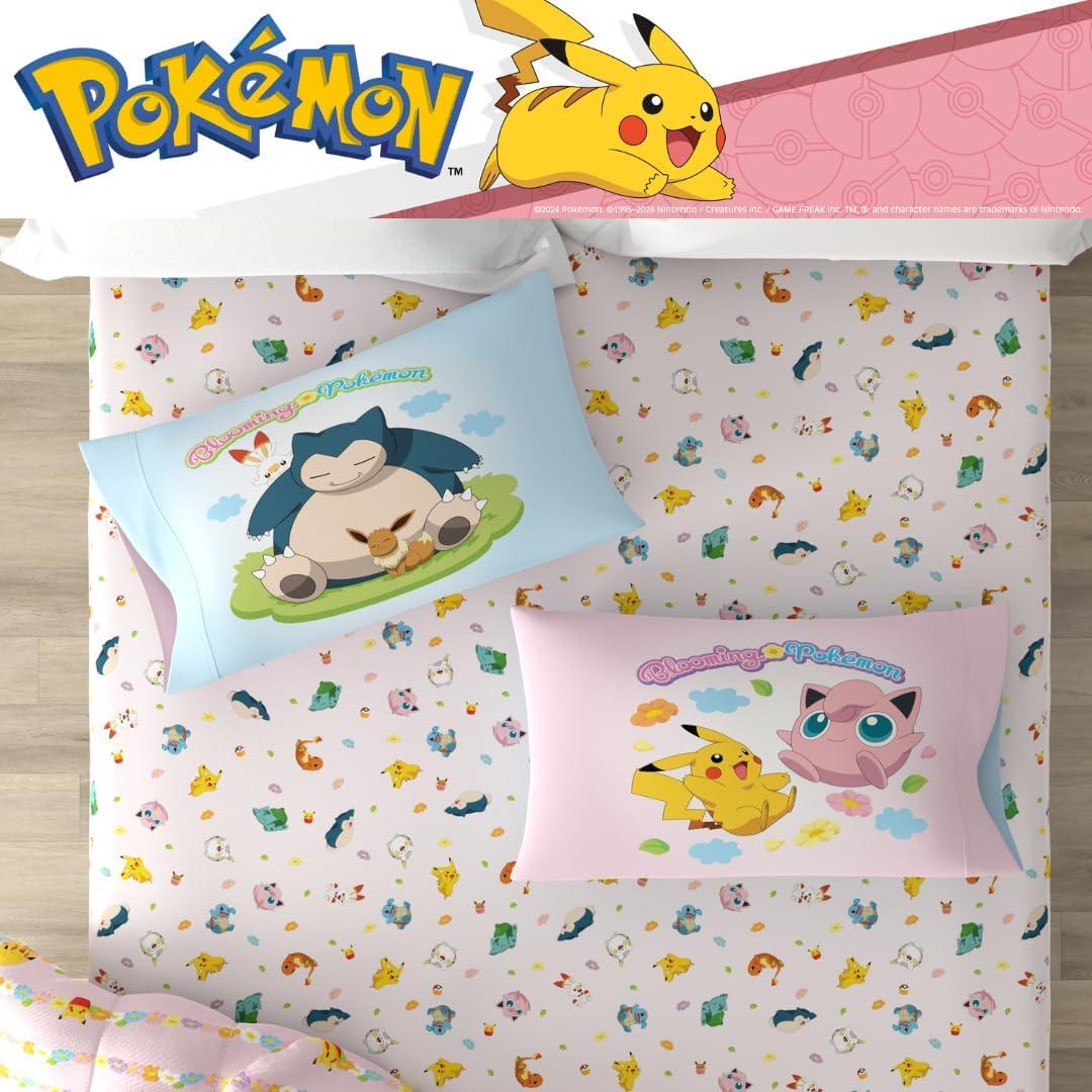 imageThomas amp Friends 4 Piece Toddler Bed Set Super Soft amp Cozy Reversible Microfiber Comforter and Sheets Officially Licensed Product by FrancoPokemon Snorlax