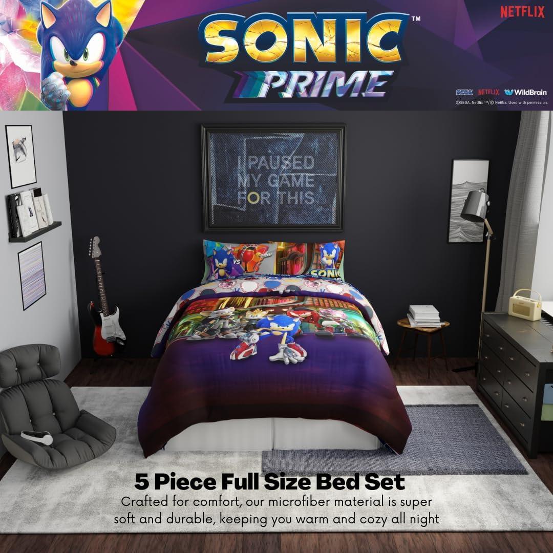imageThomas amp Friends 4 Piece Toddler Bed Set Super Soft amp Cozy Reversible Microfiber Comforter and Sheets Officially Licensed Product by FrancoSonic Prime