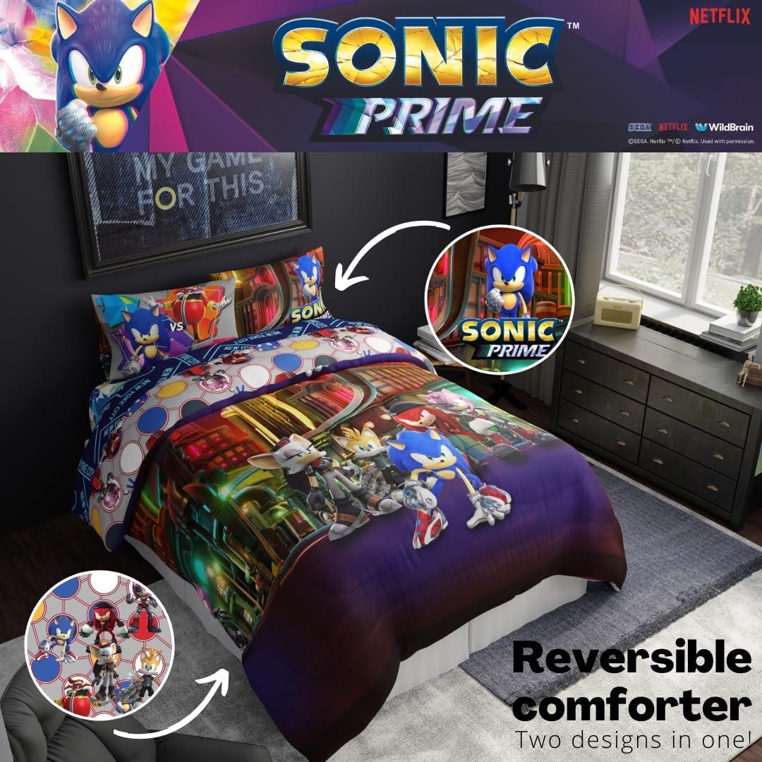 imageThomas amp Friends 4 Piece Toddler Bed Set Super Soft amp Cozy Reversible Microfiber Comforter and Sheets Officially Licensed Product by FrancoSonic Prime