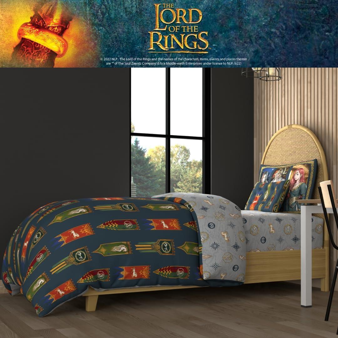 imageThomas amp Friends 4 Piece Toddler Bed Set Super Soft amp Cozy Reversible Microfiber Comforter and Sheets Officially Licensed Product by FrancoThe Lord of the Rings the War of the Rohirrim