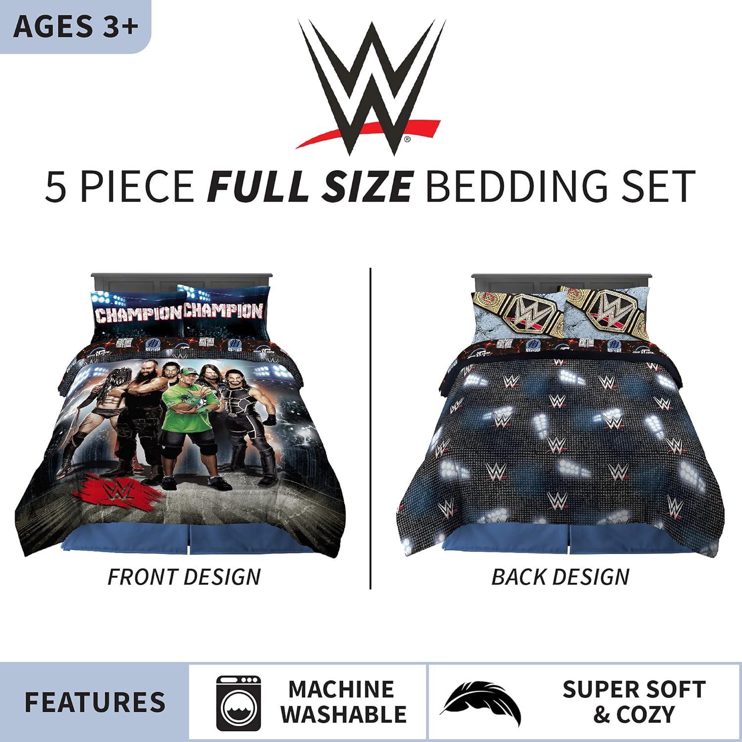 imageThomas amp Friends 4 Piece Toddler Bed Set Super Soft amp Cozy Reversible Microfiber Comforter and Sheets Officially Licensed Product by FrancoWwe