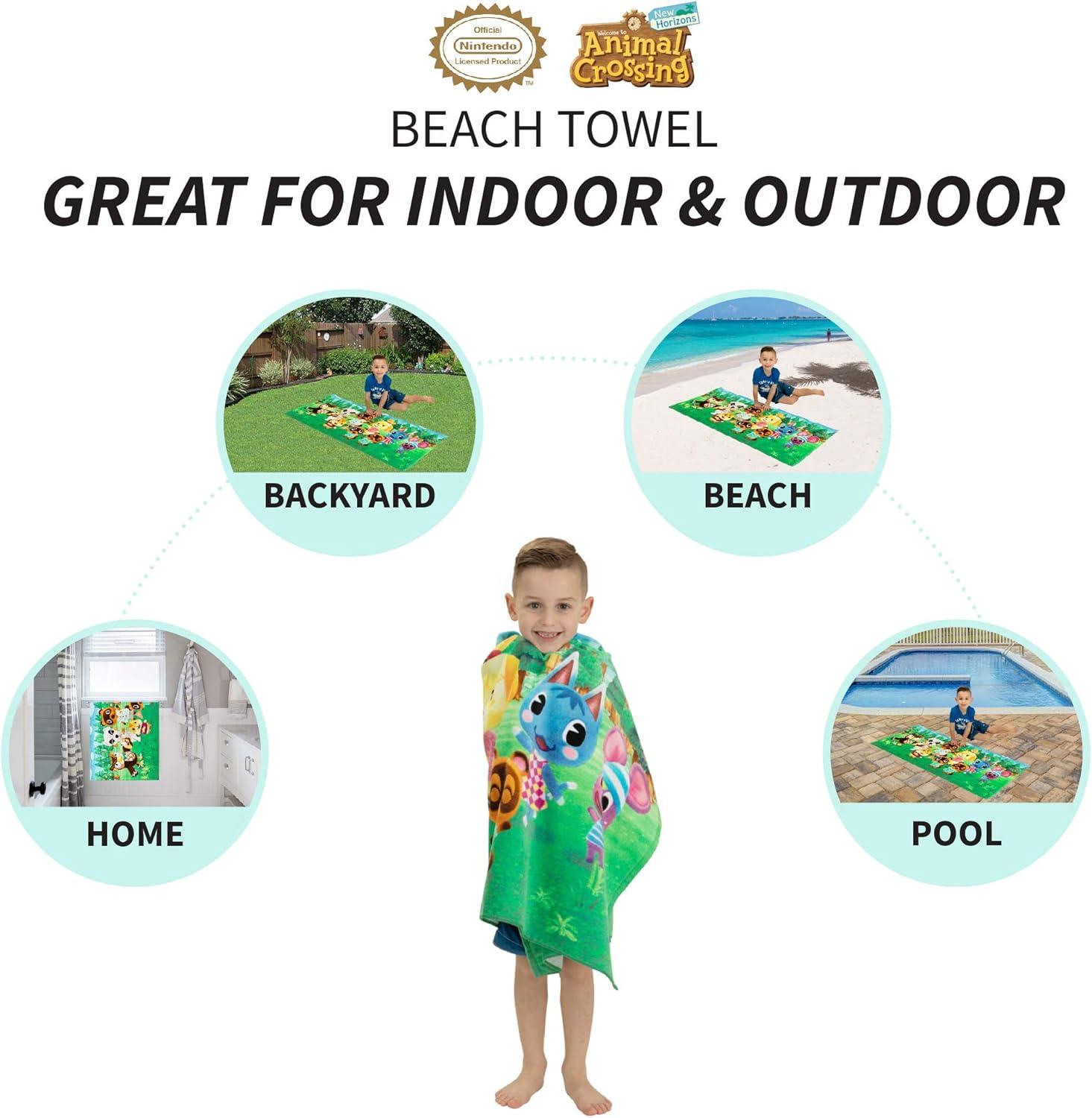 imageThomas amp Friends Kids Super Soft Cotton BathPoolBeach Towel 58 in x 28 in by FrancoAnimal Crossing