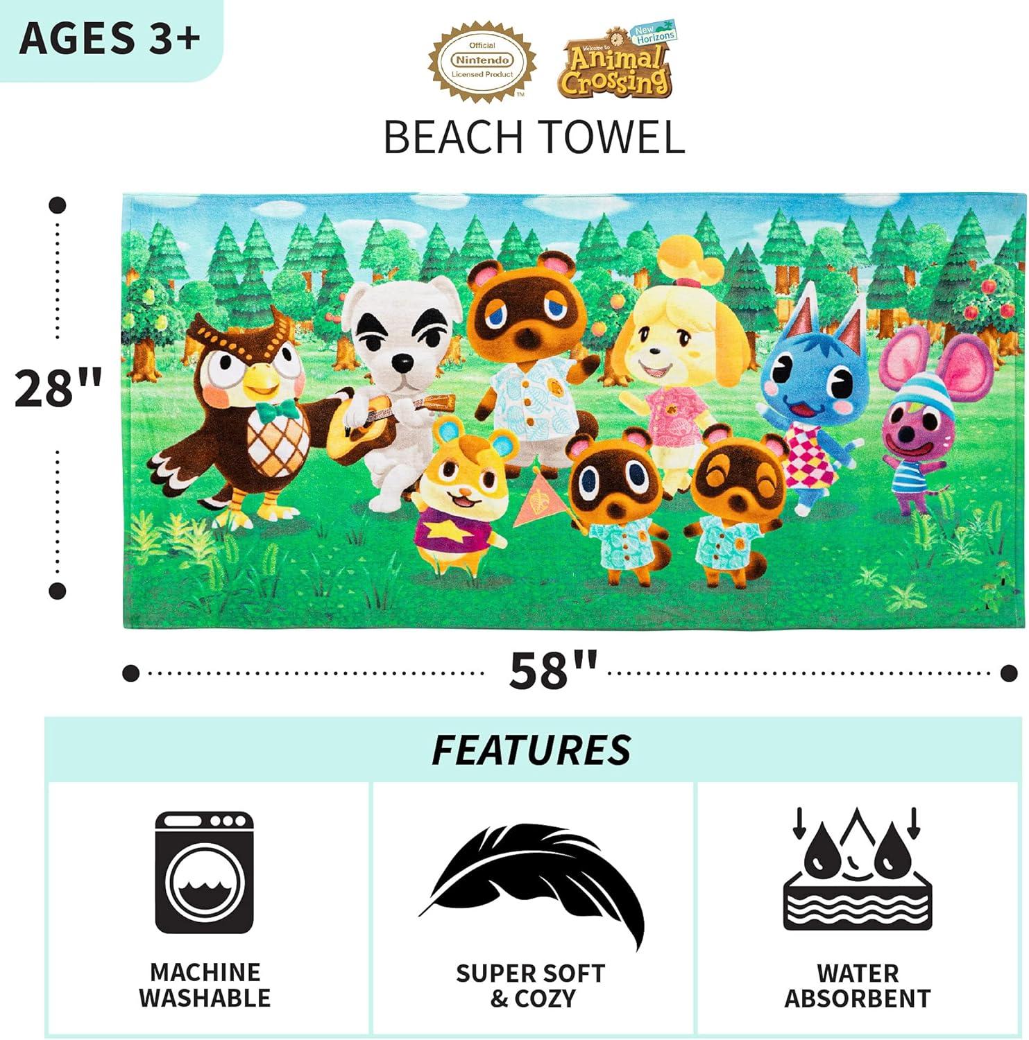imageThomas amp Friends Kids Super Soft Cotton BathPoolBeach Towel 58 in x 28 in by FrancoAnimal Crossing