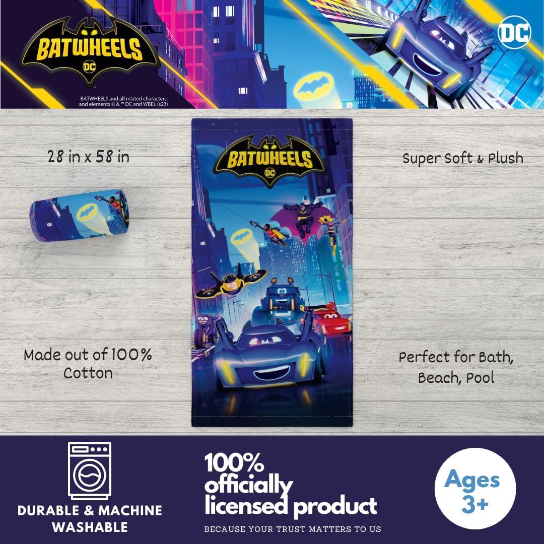 imageThomas amp Friends Kids Super Soft Cotton BathPoolBeach Towel 58 in x 28 in by FrancoBatwheels