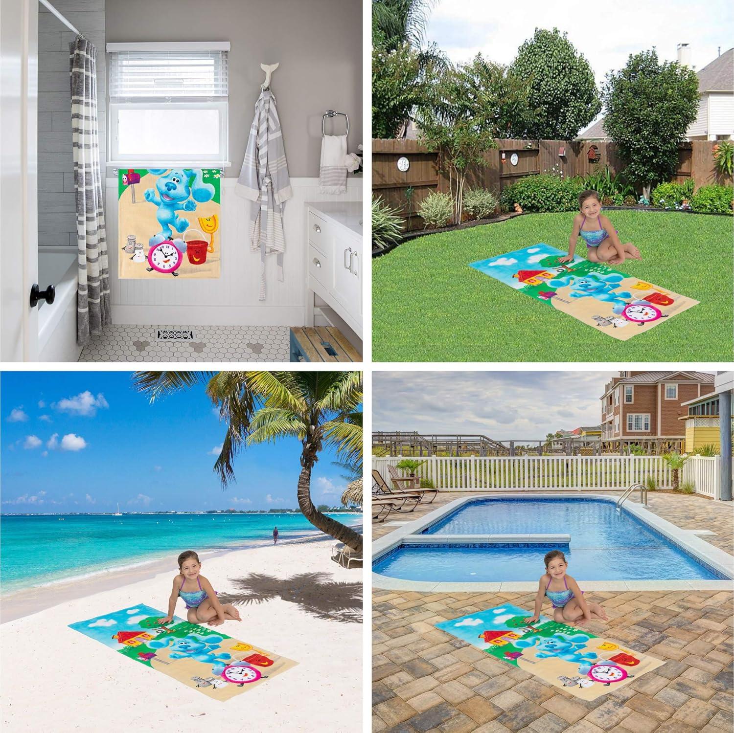 imageThomas amp Friends Kids Super Soft Cotton BathPoolBeach Towel 58 in x 28 in by FrancoBlues Clues