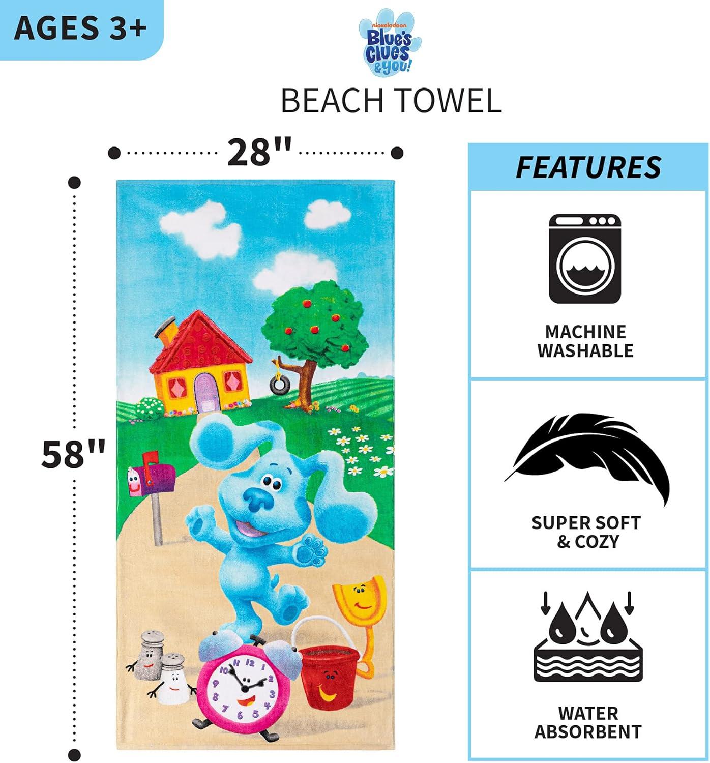imageThomas amp Friends Kids Super Soft Cotton BathPoolBeach Towel 58 in x 28 in by FrancoBlues Clues