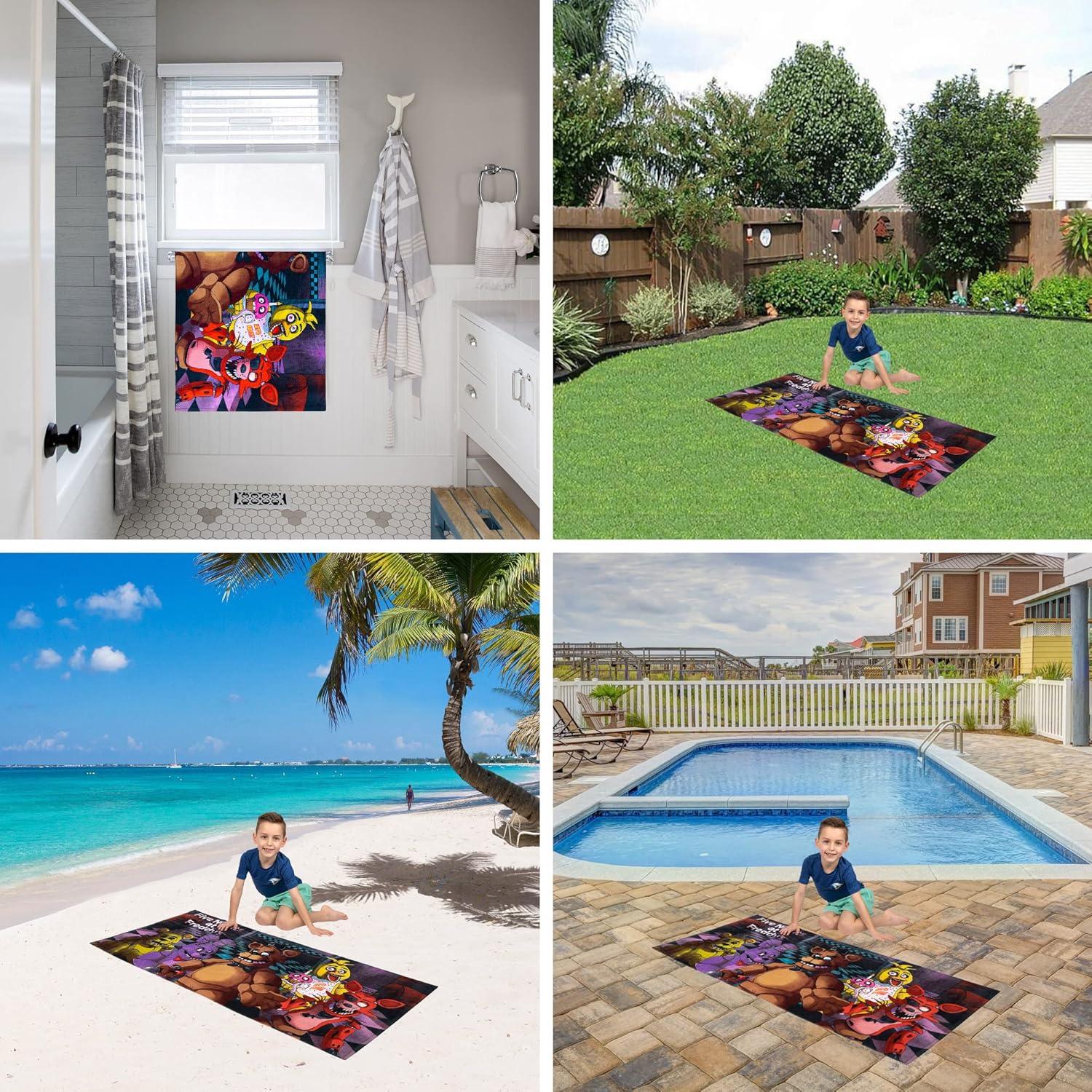 imageThomas amp Friends Kids Super Soft Cotton BathPoolBeach Towel 58 in x 28 in by FrancoFive Nights at Freddys