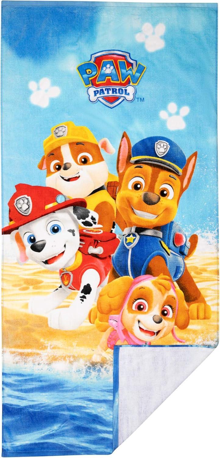imageThomas amp Friends Kids Super Soft Cotton BathPoolBeach Towel 58 in x 28 in by FrancoPaw Patrol Paws in Sand