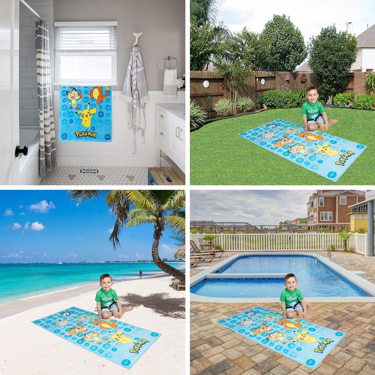 imageThomas amp Friends Kids Super Soft Cotton BathPoolBeach Towel 58 in x 28 in by FrancoPokemon Power Group